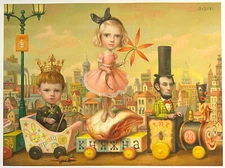 Mark Ryden "The Meat Train (No. 23)" Frame it