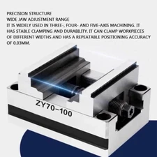 Precision Rotary Table Fixture Self-centering CNC Vise CNC Machining Flat Vise