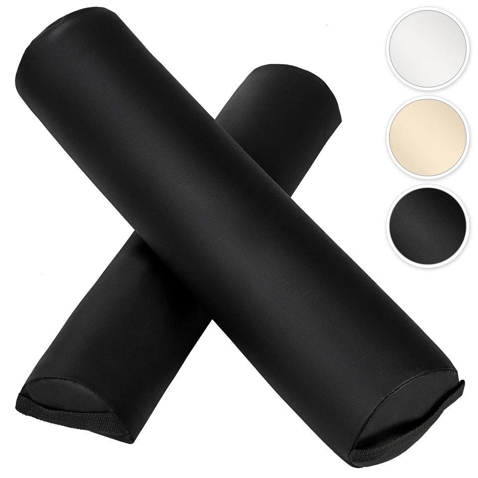 TECTAKE Halbrolle+ Vollrolle Lagerungsrolle Nackenrolle Knierolle Kunstlederbezug Kissen