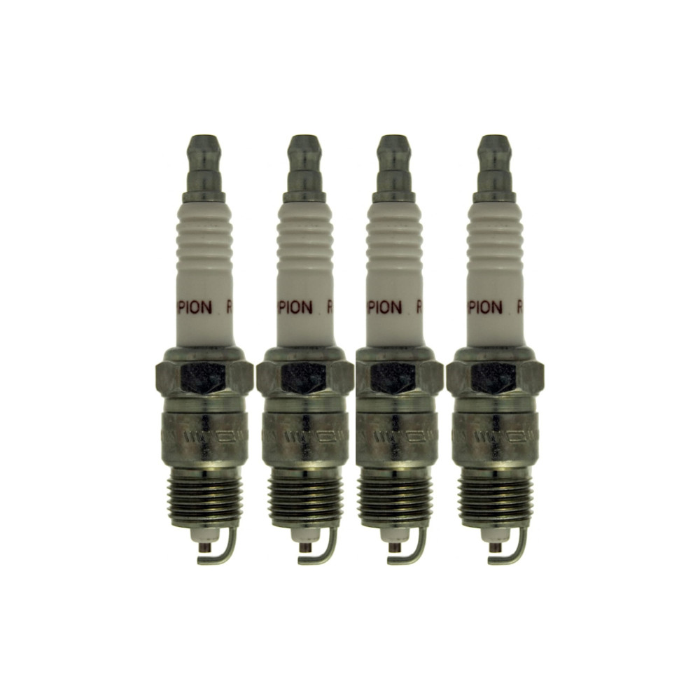 Pack of 4 Champion 406 RV12YC Copper Plus Spark Plug
