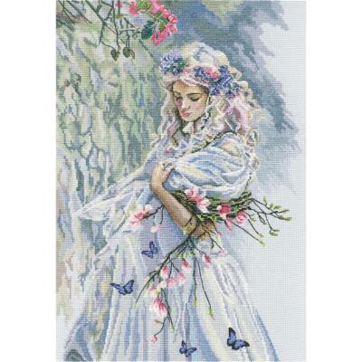 RTO Kreuzstichset ''Baumnymphe'' M725, Zählmuster, 29x42 cm