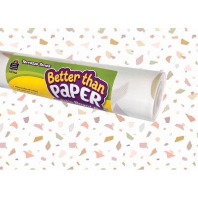 Teacher Created Resources Terrazzo Tones Better Than Paper Bulletin Board Roll,