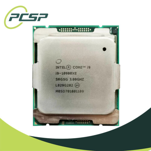 Procesador de CPU Intel Core i9-10980XE SRGSG 3,00 GHz 24,75 MB 18 núcleos LGA2066 - Imagen 1 de 2