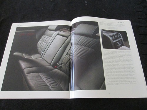 BMW 750i 750iL 1988 gran folleto alemán E32 750 iL serie 7 catálogo de ventas - Imagen 9 de 11