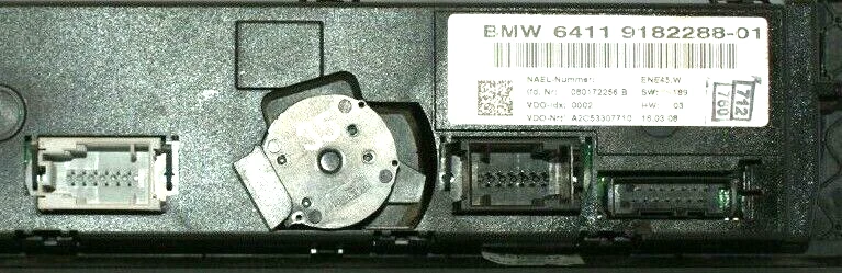 ⭐ BMW Seria3 Air Conditioning Control 6411918228801 ⭐ - Image 3 of 4