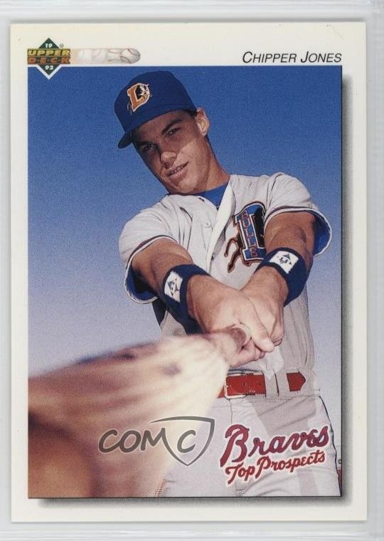 1992 Upper Deck Minor League Chipper Jones #165 HOF 0v2