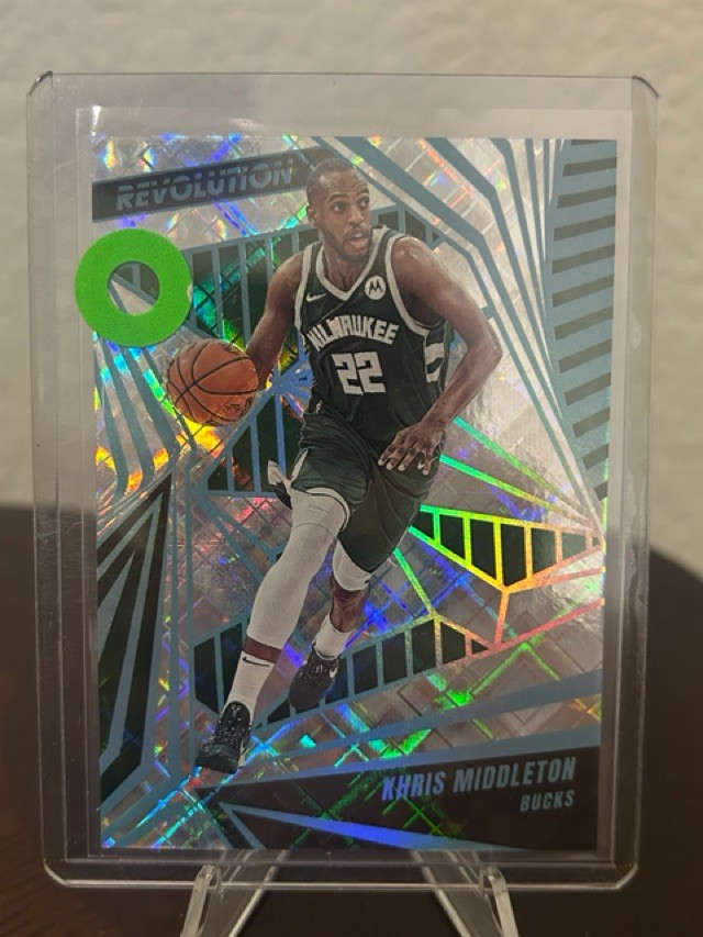 2023-24 Panini Revolution Fractal #59 Khris Middleton Milwaukee Bucks