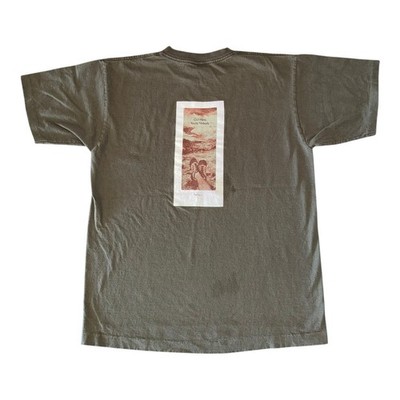 Vintage Grand Canyon T Shirt Gr. L Khaki Single Stitch Out Here You re Nobody