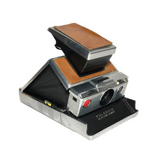 Vintage Polaroid SX-70 Land Camera Leather Folding Instant UNTESTED