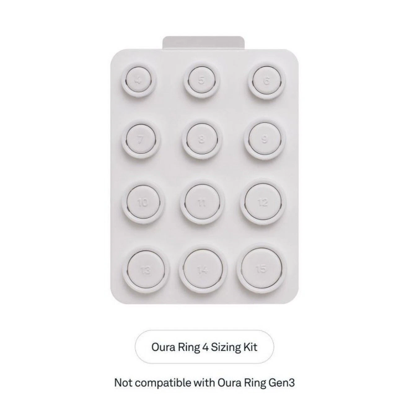 Set of 50 Oura Ring 4 Sizing Kit Gen 4, New Sealed