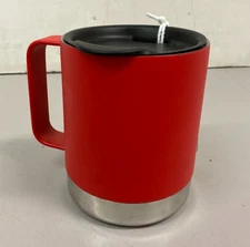 Klean Kanteen Camp Mug Mountain Porcelain Red Stainless Steel, 12 oz 1010587