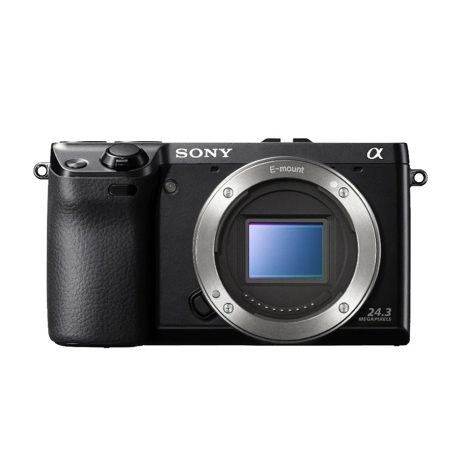 Sony Alpha NEX-7 spiegellose Digitalkamera (nur Gehäuse) 24,3 Megapixel Schwarz - Bild 2 von 4
