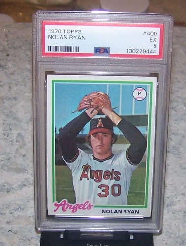 1978 TOPPS #400 NOLAN RYAN ANGELS HOF PSA 5, EX