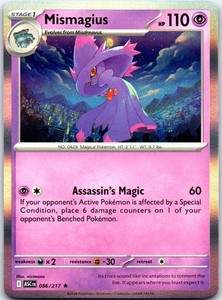 Mismagius 086/217 Ascended Heroes Holo Rare