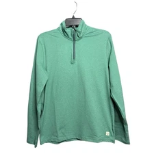 Marine Layer Men’s Small green 1/4 Zip Weekend Sport Stretch Pullover Sweatshirt