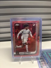 2025 Topps Chrome MLS Sapphire David Martinez Red /5 LAFC