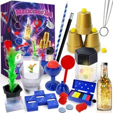 Kids Magic Kit, Magic Set with Instructions for Each Trick to Perform, Christ...