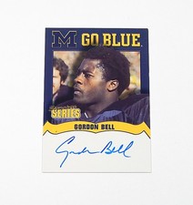 2003 TK Legacy Gordon Bell Signed Autograph On Card Auto Michigan Wolverines
