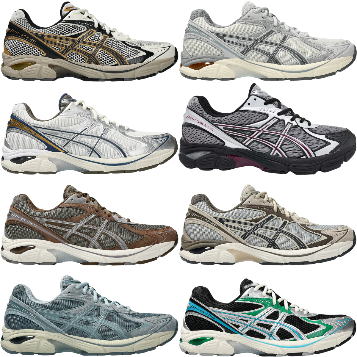 ASICS GT-2160 “Steel Grey Waterfall” Size 11 Casual Running Shoes Sneakers 2025 Size 11.5 - ASICS GT 2160 Dark Taupe Clay Grey for sale  main image 2