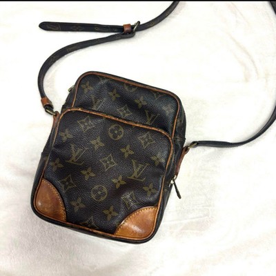 Louis Vuitton Shoulder Bag Monogram Brown Ladies Luxury Made in France 