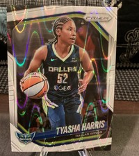 2025 Panini Prizm WNBA - Tyasha Harris #130 White Seismic Prizm