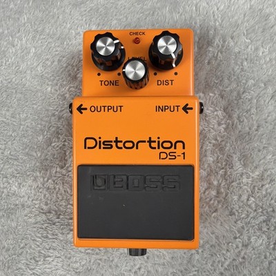 Vintage Boss DS-1 Distortion Guitar Effects Pedal Orange Made in Taiwan PSA 90s