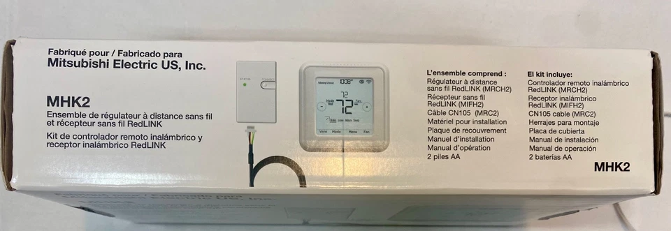 Mitsubishi RedLINK MHK2 Wireless Remote Controller Kit - Image 3 of 4