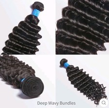 ASHINE 100 Brazilian Human Hair Extensions-Black 0107-1B -26  -DC Deep Curly New