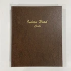 Indian Head Cents Coin Album W/ 29 Indian Head Pennies Dansco #7101