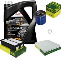 Mann Inspektionspaket 5L Mannol Longlife 504/507 5W-30 FüR Hyundai IX35 2.0 KIA