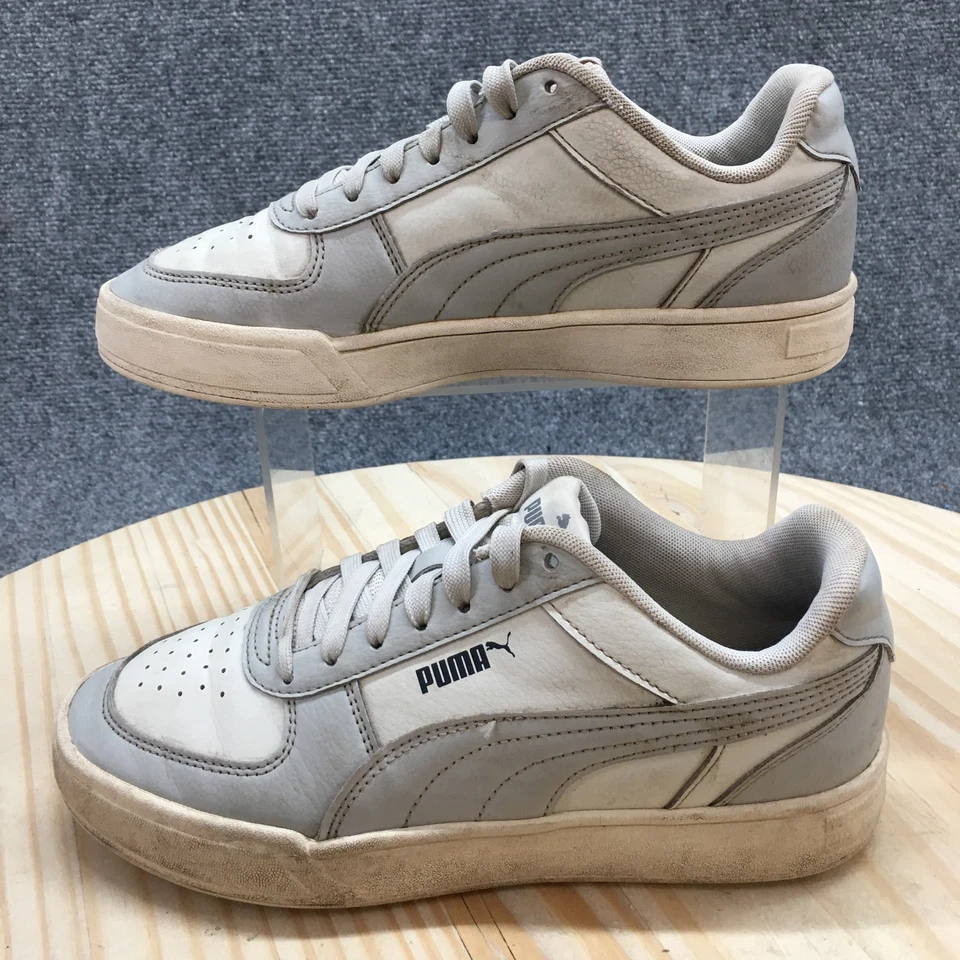 Zapatilla deportiva Puma juvenil 6 gris Carter punta redonda con cordones informal imitación cuero 396316 Foto 4 de 4
