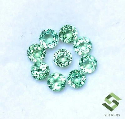 3 MM Natürlich Apatit Rund Schliff Menge 09 Teile 1.19 Cts Kalibriert Lose - Bild 1 von 4