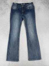 Wrangler Jeans Womens Juniors 9 Blue Bootcut Mid Rise Stretch Denim Medium Wash