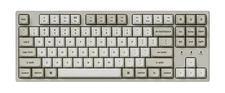 Keychron C1 Pro TKL Retro Mechanical Keyboard, K Pro Red Switch C1PX-M6, 8K Rate