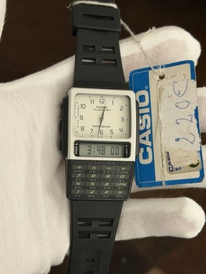 vintage an•an no.41 NOS Rare Vintage Casio Data Bank ABC-30 Men's Calculator Ana-Digi