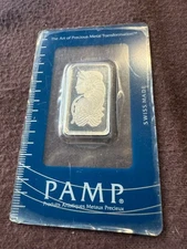 Vintage Pamp Suisse * 10 Gram .9995 Palladium Bar * Fortuna * Mint Sealed * Rare