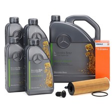 9L ORIGINAL 5W-30 MB 229.51 + MAHLE Ölfilter für MERCEDES W213 W214 W463 OM656