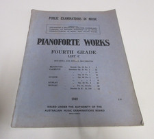 Pianoforte Works: Fourth Grade - Australian Music Examinations - 40 Pages - 1949