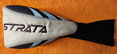 STRATA 3 FAIRWAY WOOD HEADCOVER WHITE - BLACK - BLUE