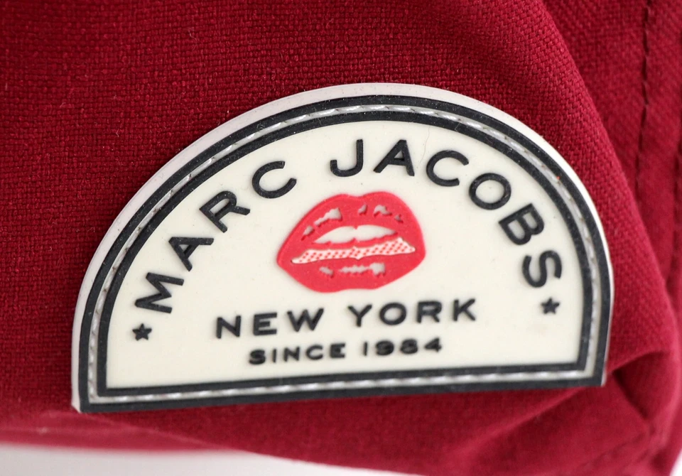 Marc by Marc Jacobs NY ROJO ALGODÓN LONA MOCHILA BOLSO DE HOMBRO BOLSO DE MANO MONEDERO Foto 2 de 4