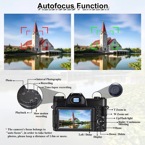4K digital camera photography, 48MP full high definition camera with WiFi- - Picture 2 of 7