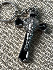Vintage Keychain Rare Holy Cross Religion Christianity