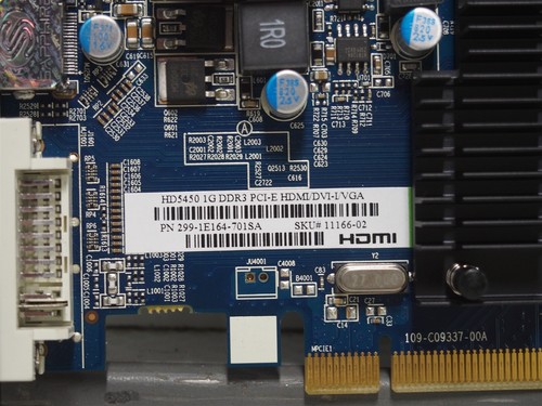 Sapphire Radeon HD5450 1GB DDR3 PCI-E Graphics Card 299-1E164-701SA - Picture 2 of 5