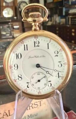 Illinois 23j Mechanische Taschenuhr 16 Zoll Open Face 2-Tone 1913 - Bild 1 von 4