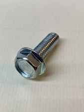 (100) 1/4-20 X 1/2 Hex Washer Head Flange Bolt Machine Screw Washer Zinc 1/4x1/2