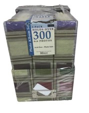 Burnes of Boston Vintage 3 Pack Photo Album Set Holds Over 300 4X6 Acid Free