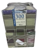 Burnes of Boston Vintage 3 Pack Photo Album Set Holds Over 300 4X6 Acid Free