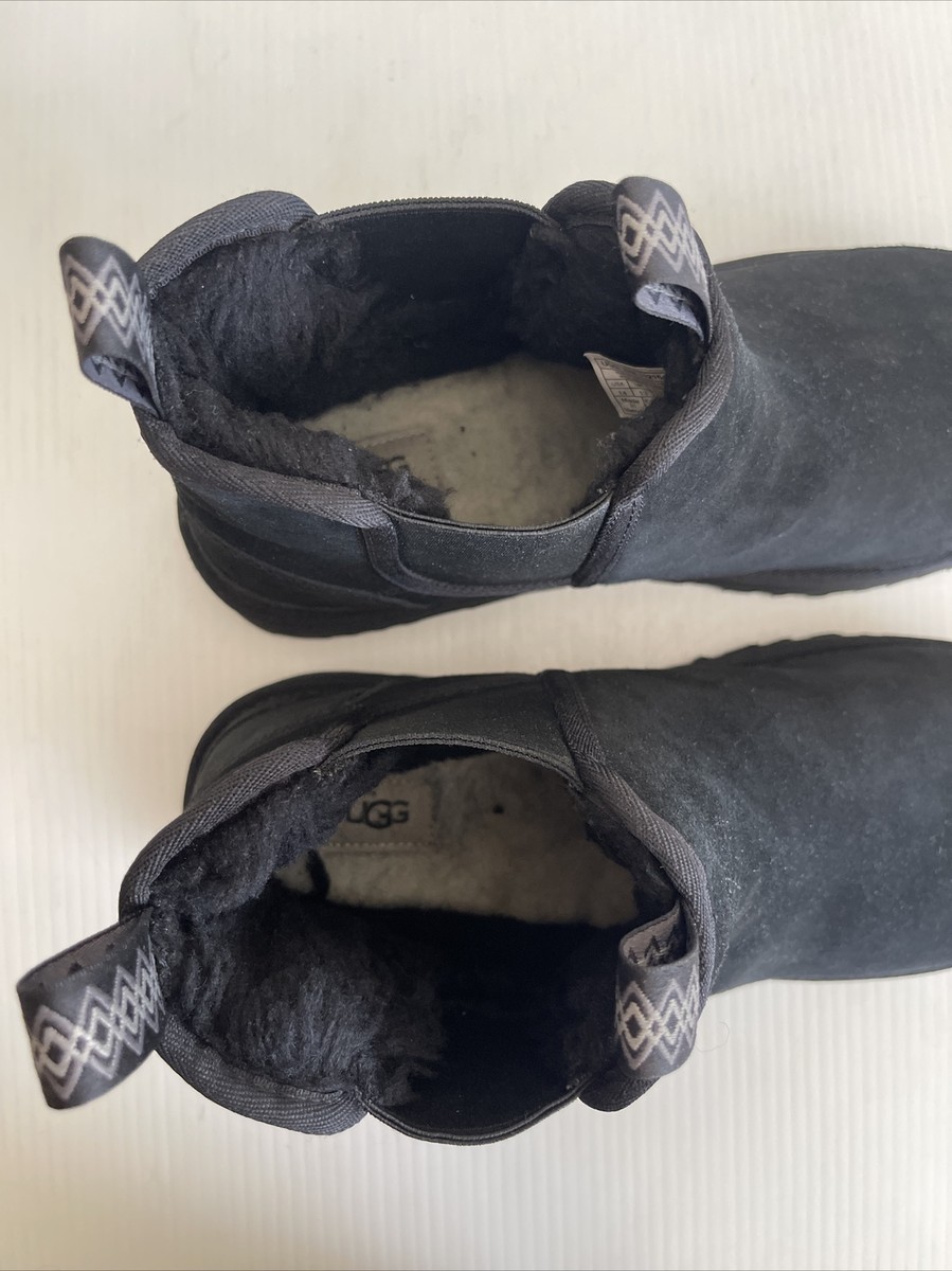 靴 UGG MANDIE NWOB MENS SIZE 9 BROWN UGG LEVY LEATHER 1014420 LACE UP