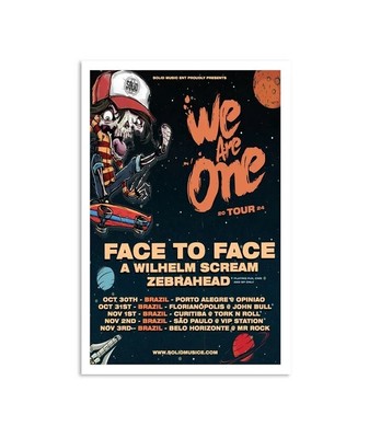 Face To Face We Are One 2024 Tour Poster