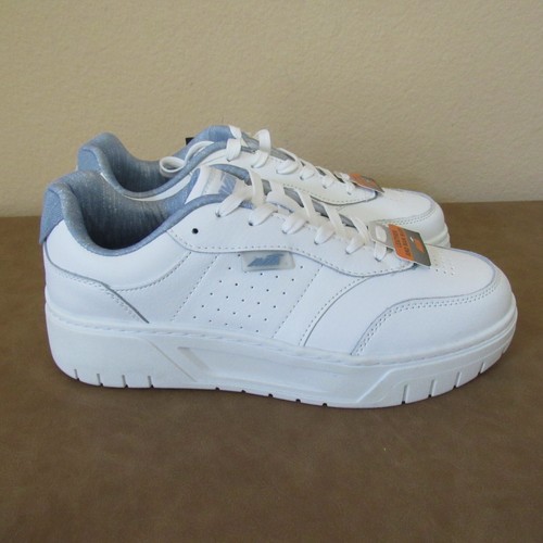 NEW Avia Platform Court Sneakers White Comfort Tennis Shoes Leather Women's 9 - Picture 4 of 7